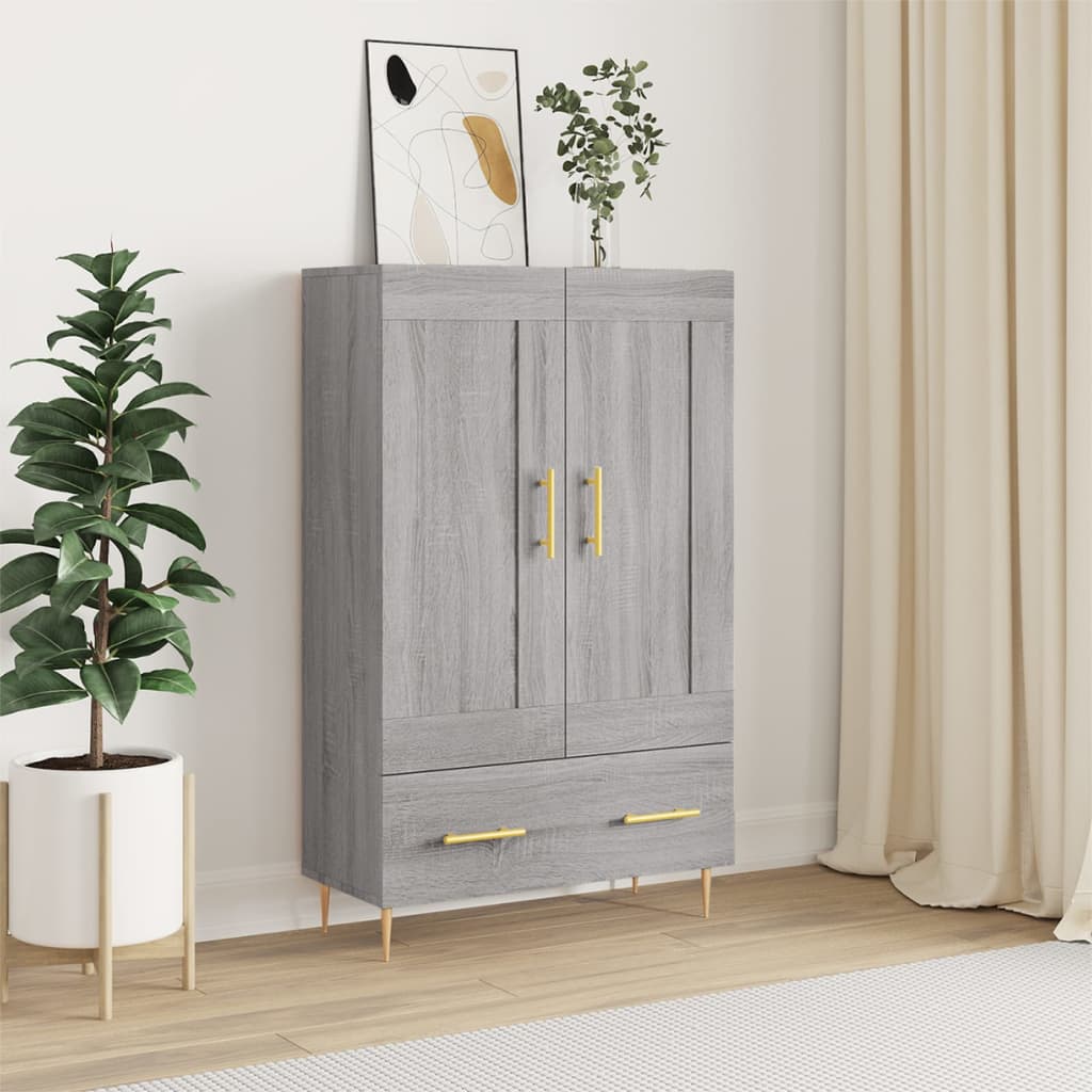 Highboard Grey Sonoma 69,5x31x115 cm Engineered Wood