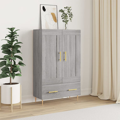 Highboard Grey Sonoma 69,5x31x115 cm Engineered Wood