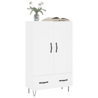 Highboard White 69,5x31x115 cm Engineered Wood