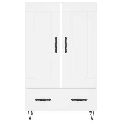 Highboard White 69,5x31x115 cm Engineered Wood