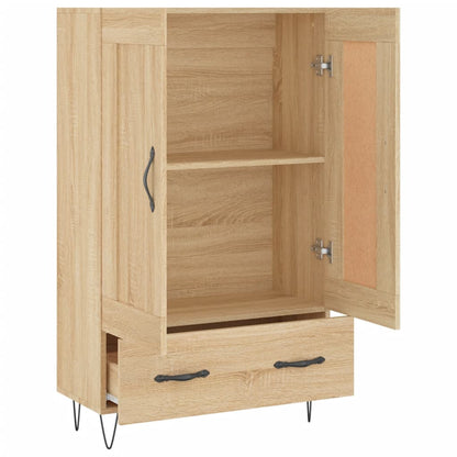 Highboard Sonoma Oak 69.5x31x115 cm Engineered Wood