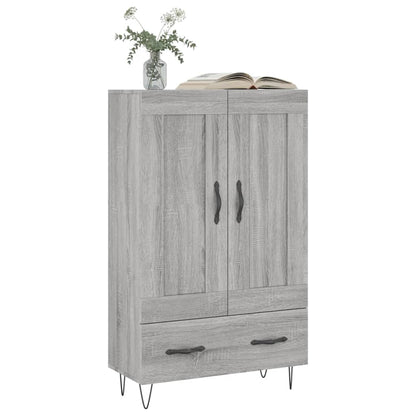 Highboard Grey Sonoma 69.5x31x115 cm Engineered Wood