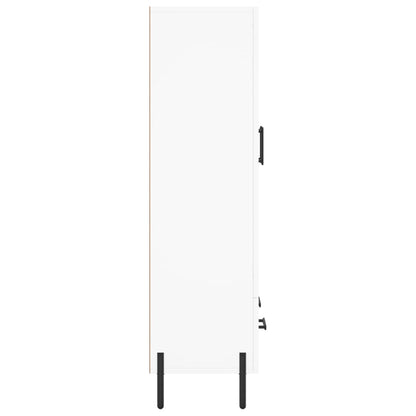 Highboard White 69.5x31x115 cm Engineered Wood