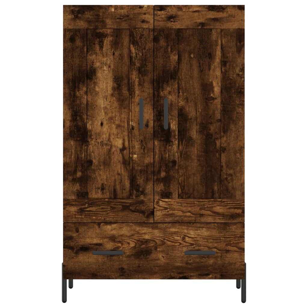 Highboard Smoked Oak 69,5x31x115 cm Engineered Wood