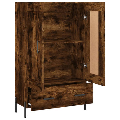 Highboard Smoked Oak 69,5x31x115 cm Engineered Wood