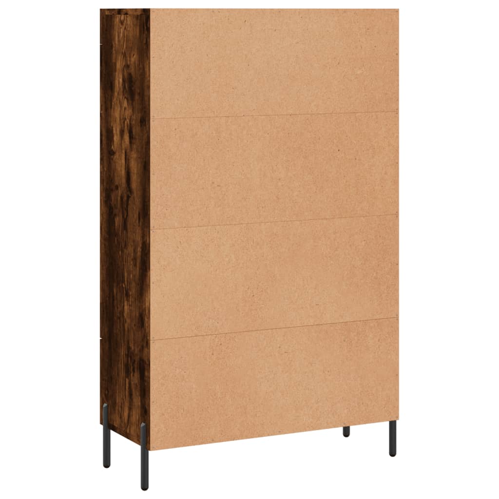 Highboard Smoked Oak 69,5x31x115 cm Engineered Wood