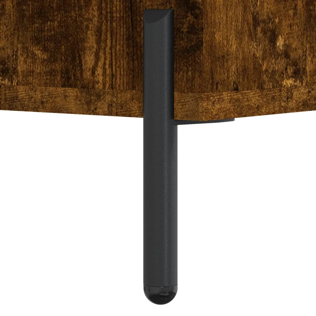 Highboard Smoked Oak 69,5x31x115 cm Engineered Wood
