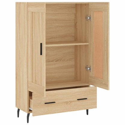 Highboard Sonoma Oak 69.5x31x115 cm Engineered Wood