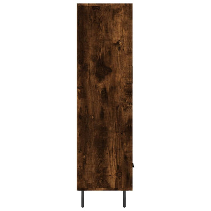 Highboard Smoked Oak 69.5x31x115 cm Engineered Wood