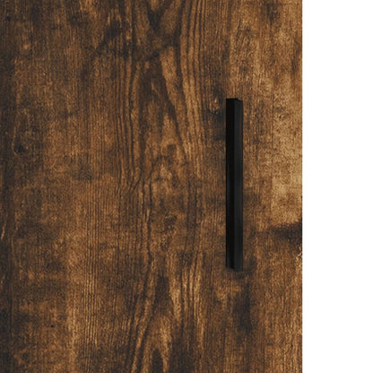 Highboard Smoked Oak 69,5x31x115 cm Engineered Wood