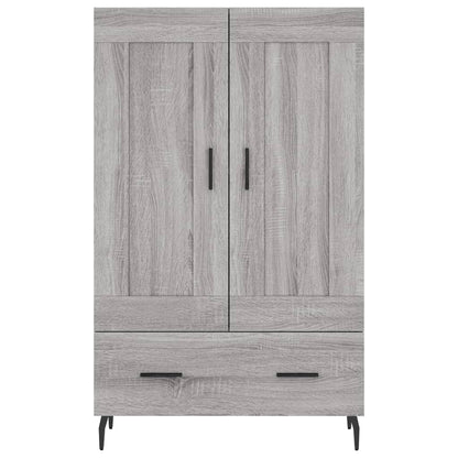 Highboard Grey Sonoma 69.5x31x115 cm Engineered Wood