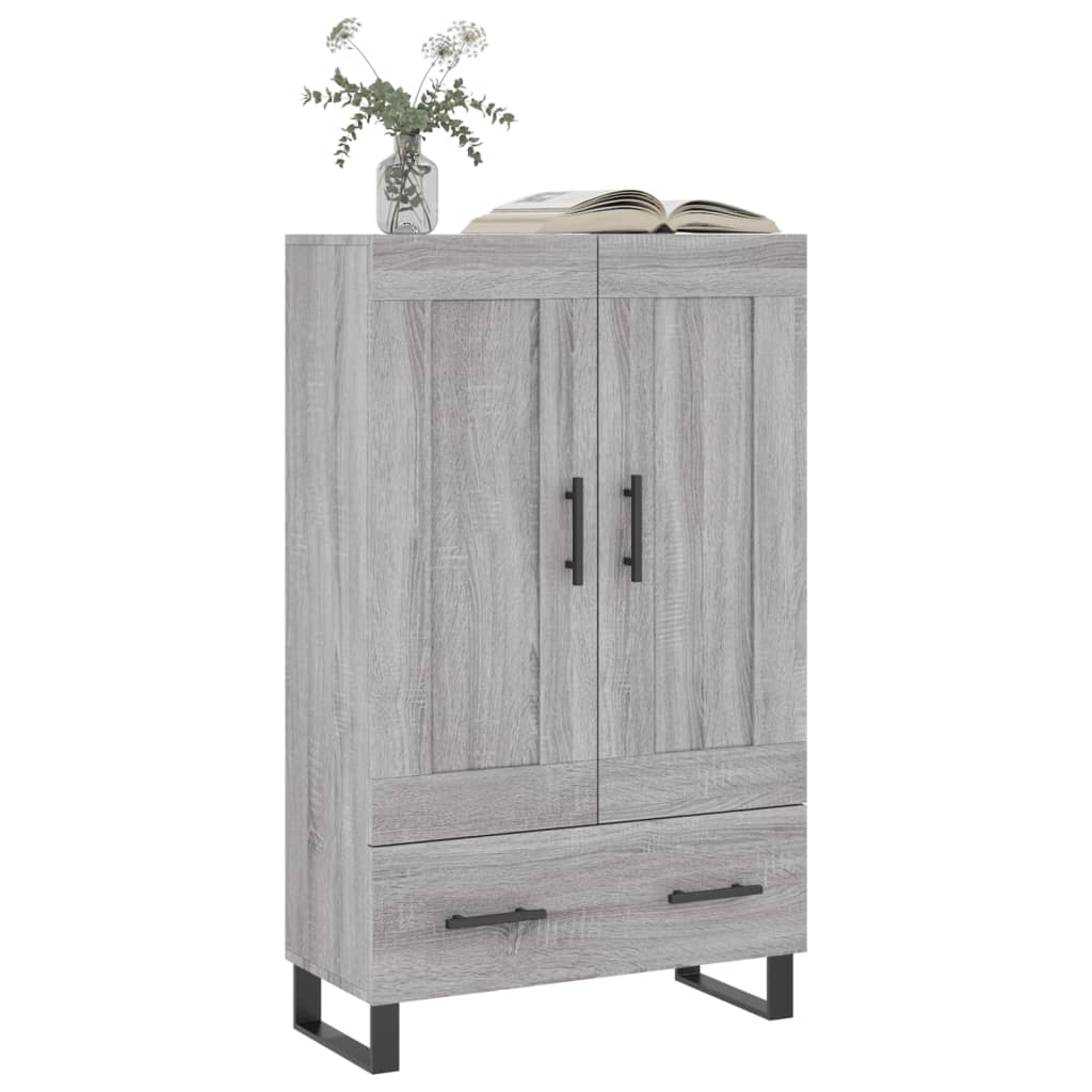 Highboard Grey Sonoma 69,5x31x115 cm Engineered Wood