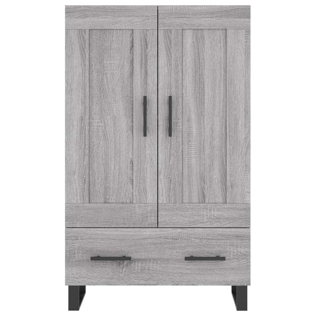 Highboard Grey Sonoma 69,5x31x115 cm Engineered Wood