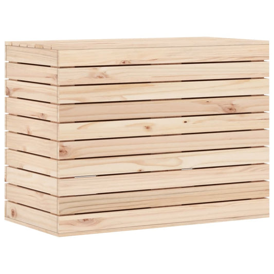 Laundry Basket 88,5x44x66 cm Solid Wood Pine