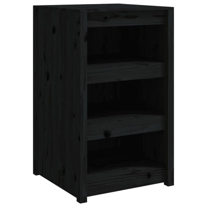 Outdoor Kitchen Cabinet MEPPEL Black 55x55x92 cm Solid Wood Pine