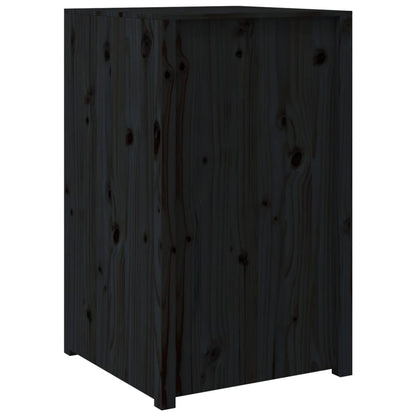 Outdoor Kitchen Cabinet MEPPEL Black 55x55x92 cm Solid Wood Pine