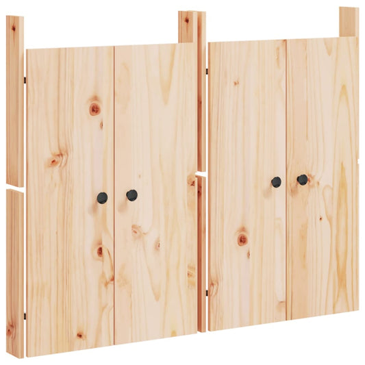 Outdoor Kitchen Doors "MEPPEL" 2 pcs 50x9x82 cm Solid Wood Pine