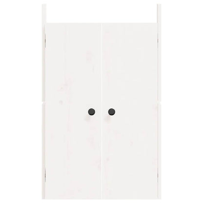 Outdoor Kitchen Doors MEPPEL White 50x9x82 cm Solid Wood Pine