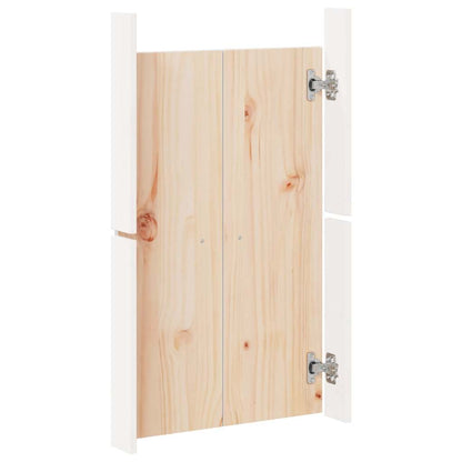 Outdoor Kitchen Doors MEPPEL White 50x9x82 cm Solid Wood Pine