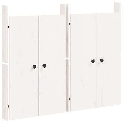 Outdoor Kitchen Doors MEPPEL 2 pcs White 50x9x82 cm Solid Wood Pine