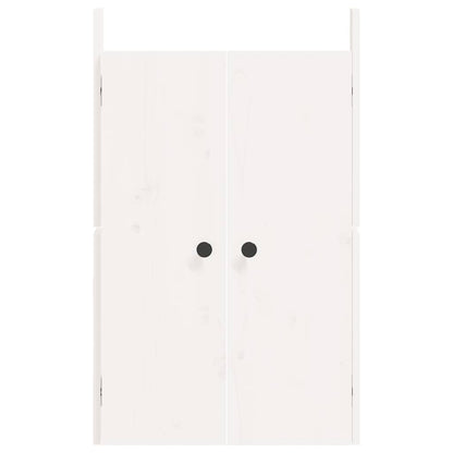 Outdoor Kitchen Doors MEPPEL 2 pcs White 50x9x82 cm Solid Wood Pine