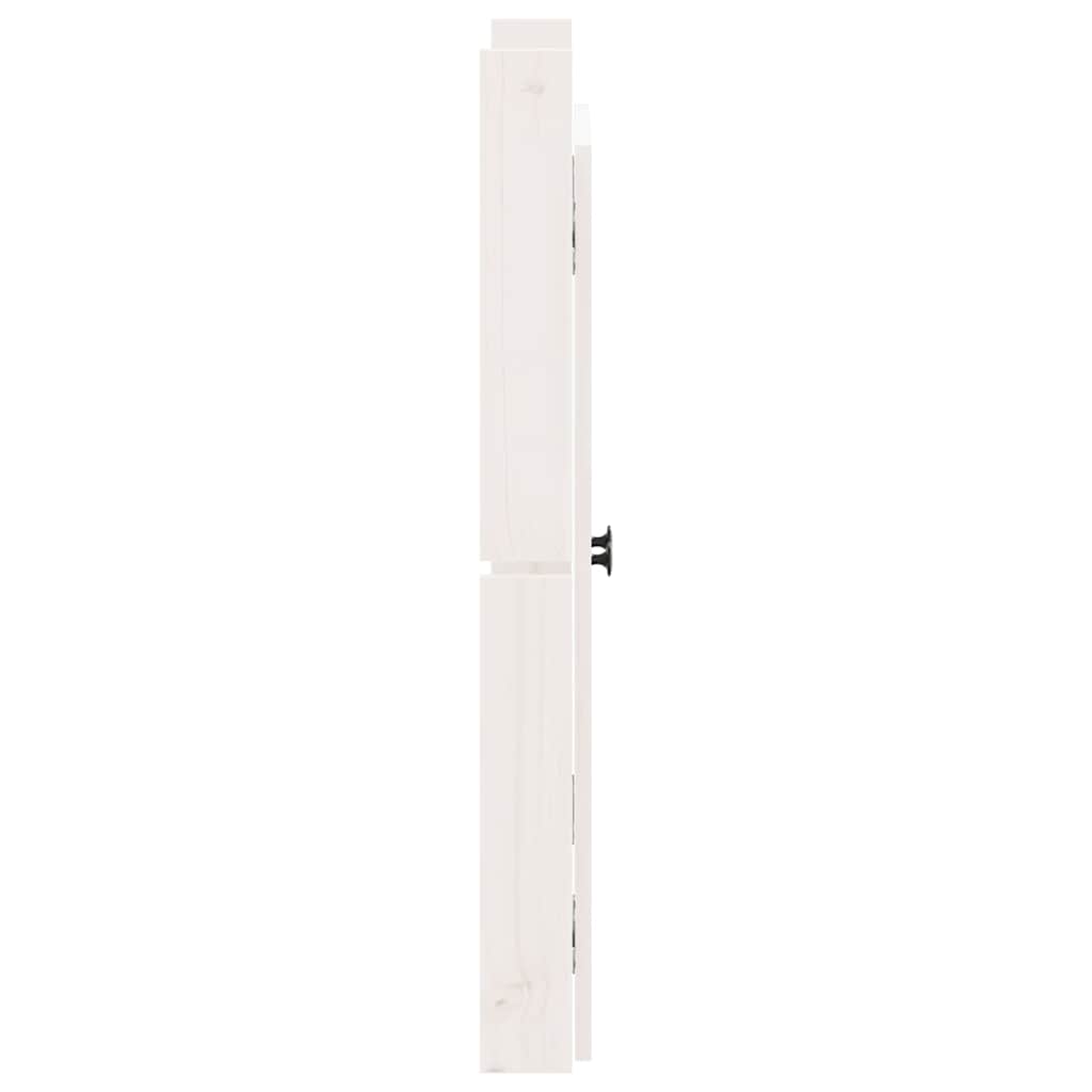 Outdoor Kitchen Doors MEPPEL 2 pcs White 50x9x82 cm Solid Wood Pine