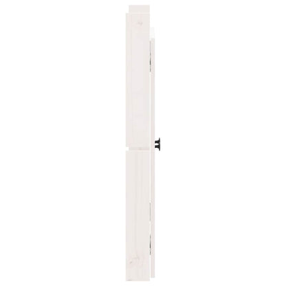 Outdoor Kitchen Doors MEPPEL 2 pcs White 50x9x82 cm Solid Wood Pine