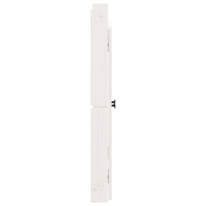 Outdoor Kitchen Doors MEPPEL 2 pcs White 50x9x82 cm Solid Wood Pine