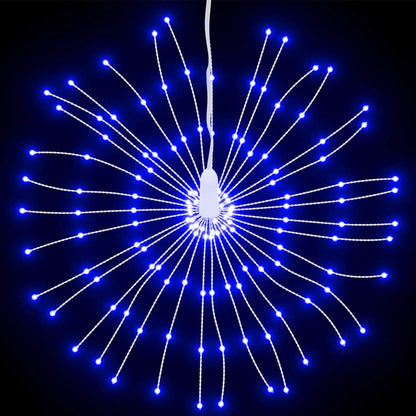 Christmas Starburst Lights 140 LEDs 4 pcs Blue 17 cm