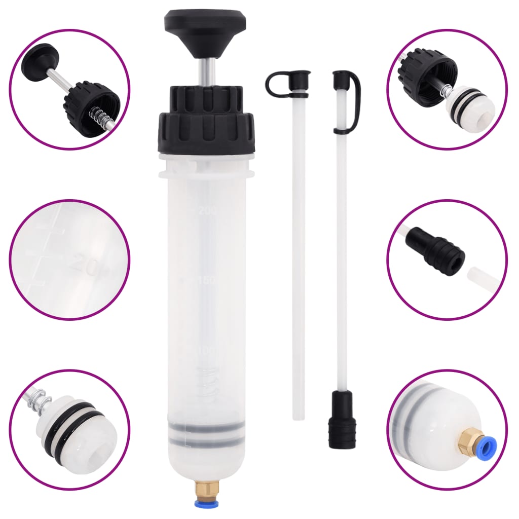 Brake Bleeder White and Black 0.2 L
