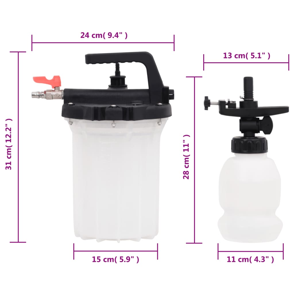 Brake Bleeder White and Black 3 L