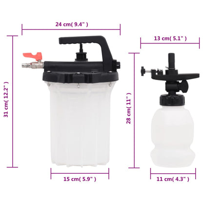 Brake Bleeder White and Black 3 L