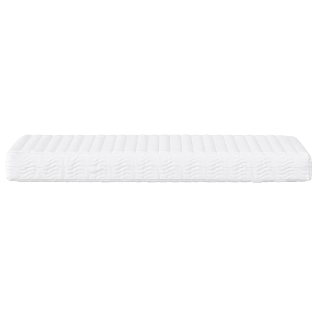 Foam Mattress White 90x190 cm Hardness H2 H3