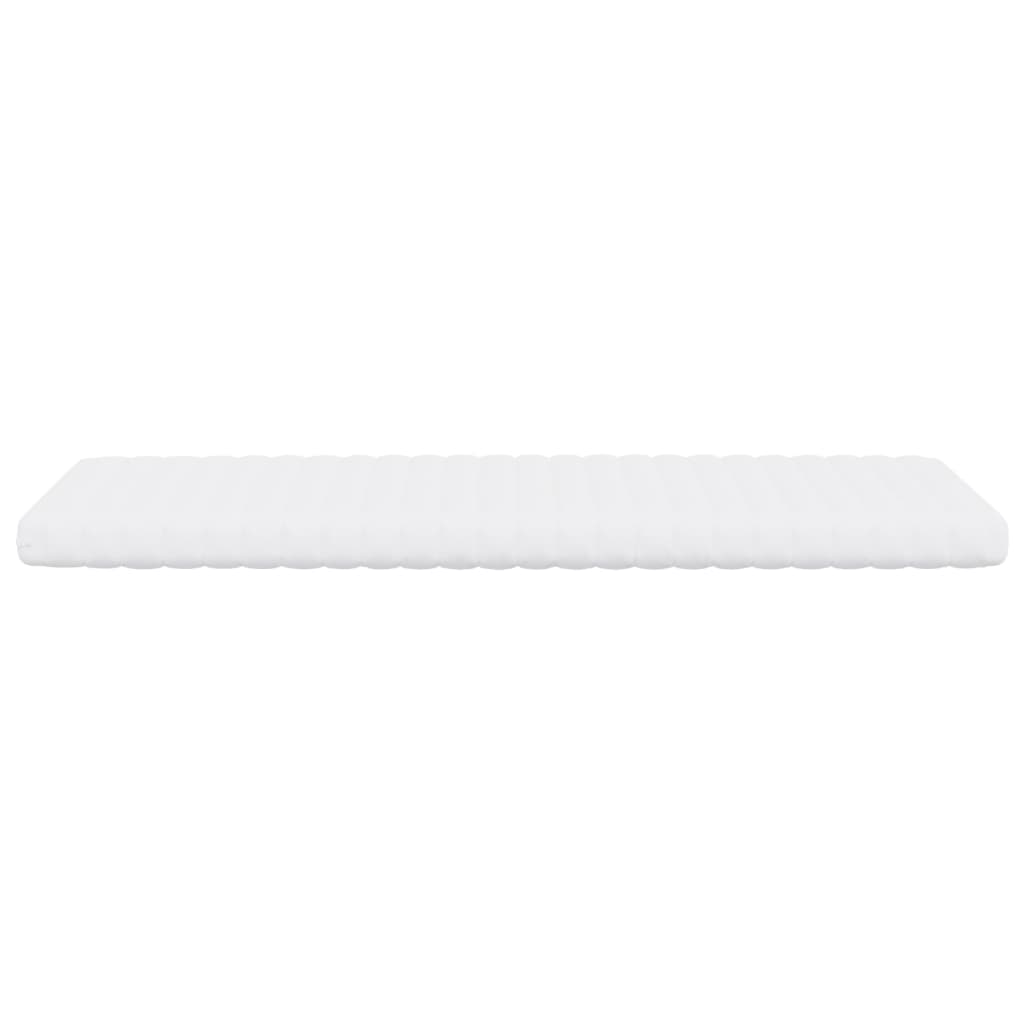 Foam Mattress White 90x190 cm 7-Zone Hardness 20 ILD