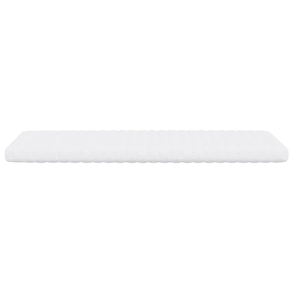 Foam Mattress White 90x190 cm 7-Zone Hardness 20 ILD