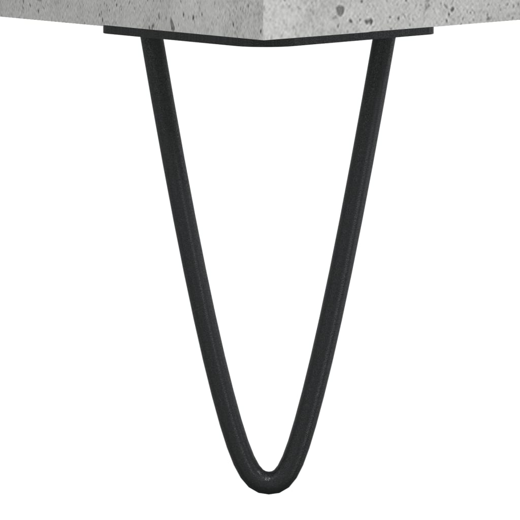 Coffee Table Concrete Grey 90x60x35 cm Engineered Wood