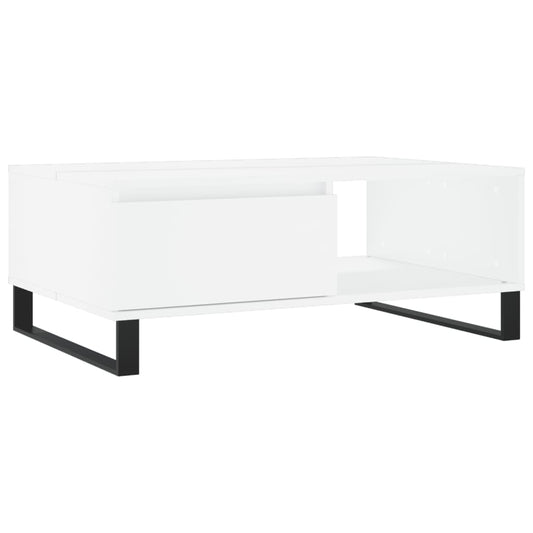 Coffee Table White 90x60x35 cm Engineered Wood