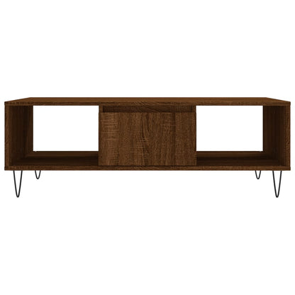 Coffee Table Brown Oak 104x60x35 cm Engineered Wood