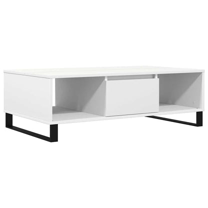 Coffee Table White 104x60x35 cm Engineered Wood