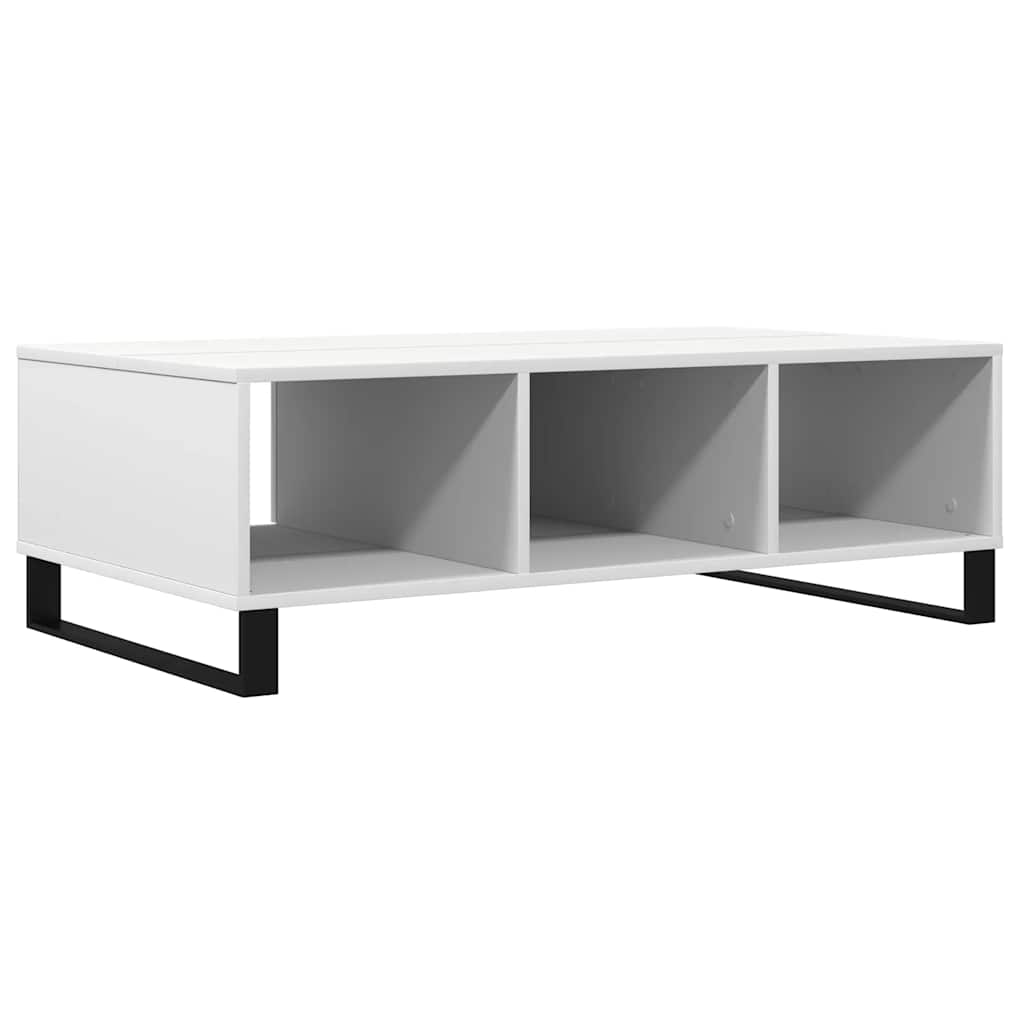 Coffee Table White 104x60x35 cm Engineered Wood