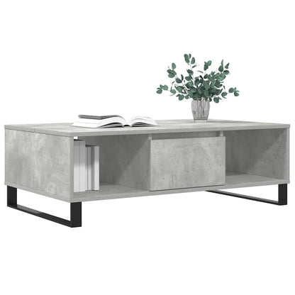 Coffee Table Concrete Grey 104x60x35 cm Engineered Wood