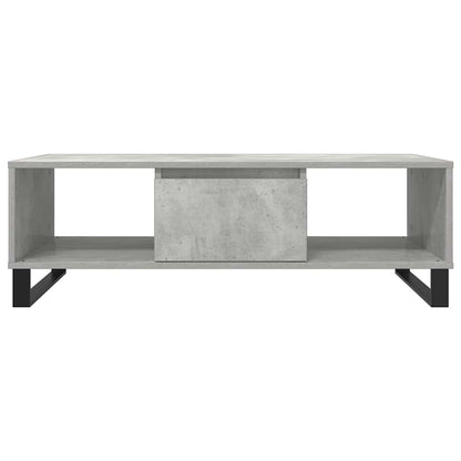 Coffee Table Concrete Grey 104x60x35 cm Engineered Wood