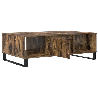 Coffee Table Smoked Oak 104x60x35 cm Engineered Wood