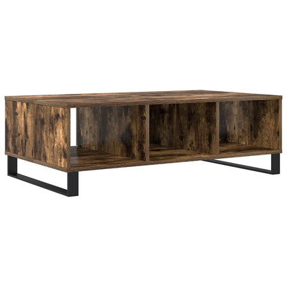 Coffee Table Smoked Oak 104x60x35 cm Engineered Wood