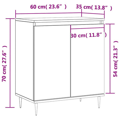 Sideboard Sonoma Oak 60x35x70 cm Engineered Wood