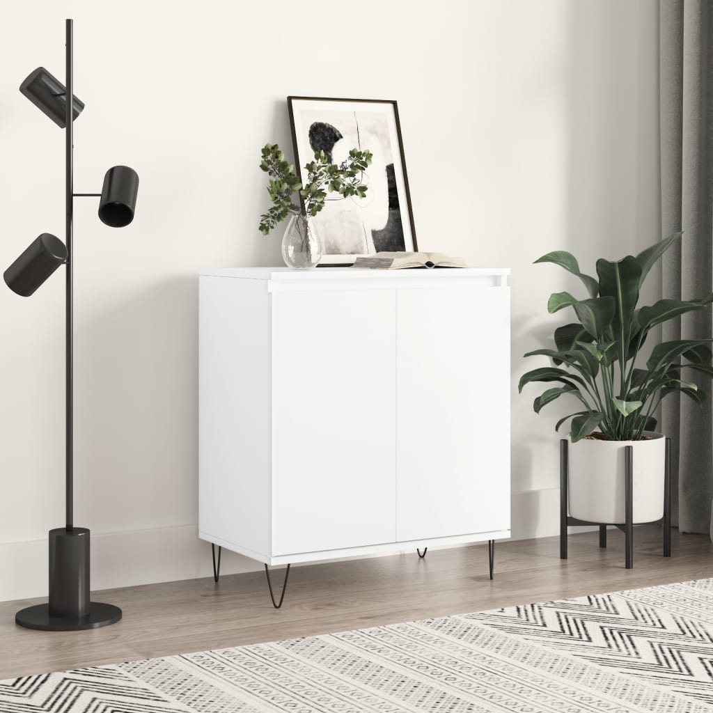 Sideboard White 60x35x70 cm Engineered Wood