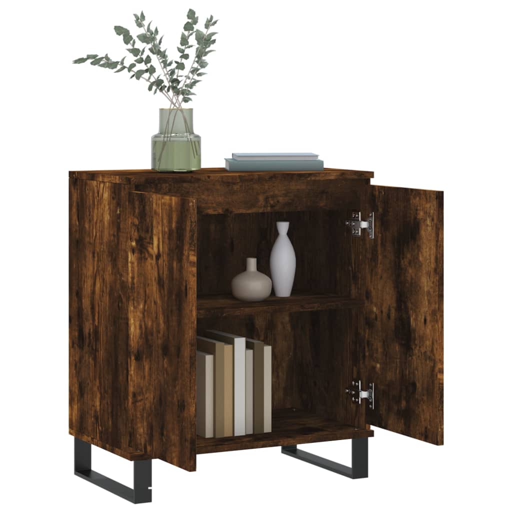 Sideboard Smoked Oak 60x35x70 cm Engineered Wood