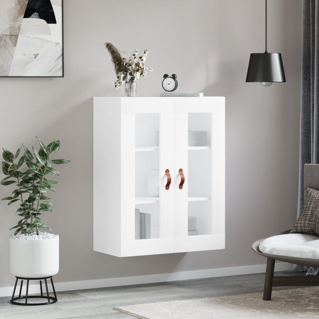 Wall Mounted Cabinet White 69,5x34x90 cm