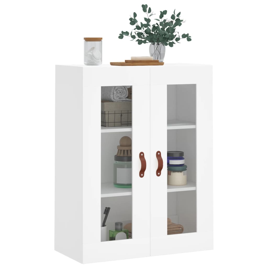 Wall Mounted Cabinet White 69,5x34x90 cm