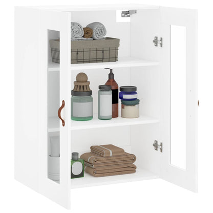 Wall Mounted Cabinet White 69,5x34x90 cm